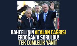 Bahçeli'nin Öcalan çağrısı Erdoğan'a soruldu! Tek cümlelik yanıt
