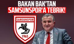 Bakan Osman Aşkın Bak'tan Samsunspor'a tebrik!
