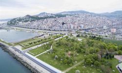 Canik’te Yüksek Mahallelerden Samsun Manzarası