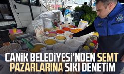 Canik Belediyesi’nden semt pazarlarına sıkı denetim