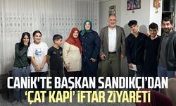 Canik'te Başkan İbrahim Sandıkçı’dan ‘Çat Kapı’ iftar ziyareti