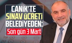 Canik’te sınav ücreti belediyeden: Son gün 3 Mart
