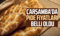 Çarşamba’da pide fiyatları belli oldu
