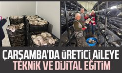 Çarşamba’da üretici aileye teknik ve dijital eğitim