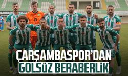 Çarşambaspor’dan golsüz beraberlik