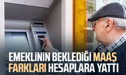 Emeklinin beklediği maaş farkları hesaplara yattı