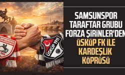 Samsunspor'da Forza Şirinler'den Üsküp FK ile kardeşlik köprüsü