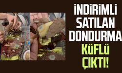 İndirimli satılan dondurma küflü çıktı!