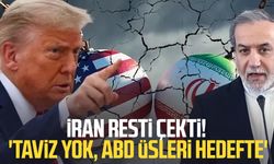 İran resti çekti! 'Taviz yok, ABD üsleri hedefte'