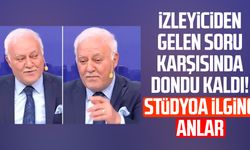 İzleyiciden gelen soru karşısında dondu kaldı!