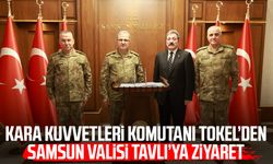Kara Kuvvetleri Komutanı Metin Tokel’den Samsun Valisi Orhan Tavlı’ya ziyaret