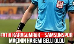 Fatih Karagümrük – Samsunspor maçının hakemi Oğuzhan Çakır oldu