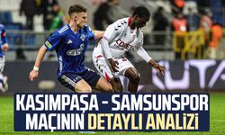 Kasımpaşa - Samsunspor maçının detaylı analizi