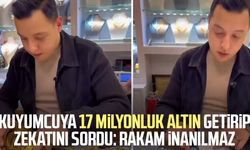 Kuyumcuya 17 milyonluk altın getirip zekatını sordu: Rakam inanılmaz