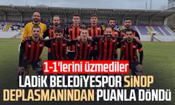 Ladik Belediyespor Sinop deplasmanından puanla döndü