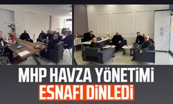 MHP Havza yönetimi esnafı dinledi
