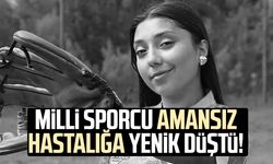 Milli sporcu Sevdenur Gülçiçek hayatını kaybetti