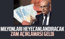 Bakan Mehmet Şimşek'ten milyonları heyecanlandıracak zam açıklaması