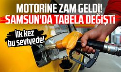 Motorine zam geldi! Samsun'da tabela değişti