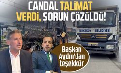 Başkan Mustafa Candal talimat verdi, sorun çözüldü! Eyüp Aydın'dan teşekkür