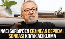Naci Görür'den Erzincan depremi sonrası kritik açıklama