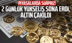 Piyasalarda sürpriz! 2 günlük yükseliş sona erdi, altın çakıldı