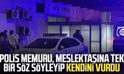 Polis memuru, meslektaşına tek bir söz söyleyip kendini vurdu