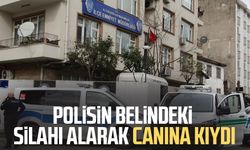 Polisin belindeki silahı alarak canına kıydı!