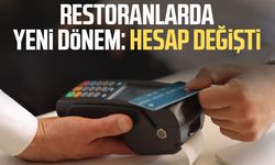 Restoranlarda yeni dönem: Hesap değişti