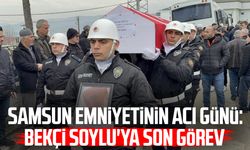 Samsun Emniyetinin acı günü: Bekçi Yaşar Soylu'ya son görev