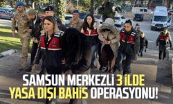Samsun merkezli 3 ilde yasa dışı bahis operasyonu!