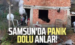 Samsun Salıpazarı'nda panik dolu anlar!