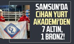 Samsun'da Cihan Yurt Akademi'den 7 altın, 1 bronz!