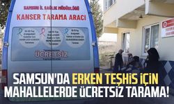 Samsun'da erken teşhis için mahallelerde ücretsiz tarama!
