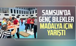 Samsun'da genç bilekler madalya için yarıştı