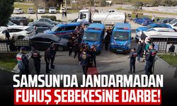 Samsun'da jandarmadan fuhuş şebekesine darbe!