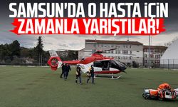 Samsun'da kalp krizi geçiren hasta için zamanla yarıştılar!