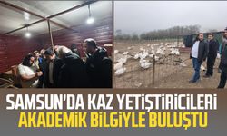 Samsun'da kaz yetiştiricileri akademik bilgiyle buluştu