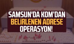Samsun'da KOM’dan belirlenen adrese operasyon!