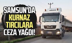 Samsun'da kurnaz tırcılara ceza yağdı!