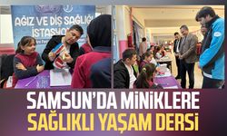 Samsun’da miniklere sağlıklı yaşam dersi