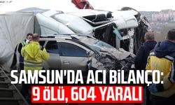 Samsun'da ocak ayında acı bilanço: 9 ölü, 604 yaralı