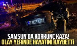 Samsun'da ölümlü kaza: Tarık Yediyıldız hayatını kaybetti