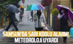 Samsun'da sarı kodlu alarm! Fırtına ve sağanak uyarısı