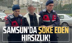 Samsun'da şoke eden hırsızlık!