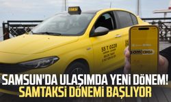 Samsun'da ulaşımda yeni dönem! SamTaksi dönemi başlıyor