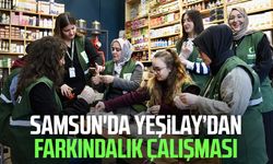 Samsun'da Yeşilay’dan farkındalık çalışması
