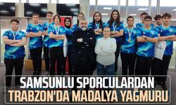 Samsunlu sporculardan Trabzon'da madalya yağmuru