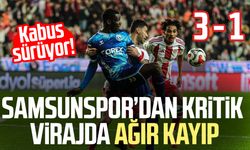 Deplasmanda kabus: Samsunspor, Antalyaspor'a mağlup!
