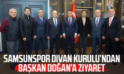 Samsunspor Divan Kurulu’ndan Başkan Halit Doğan’a ziyaret